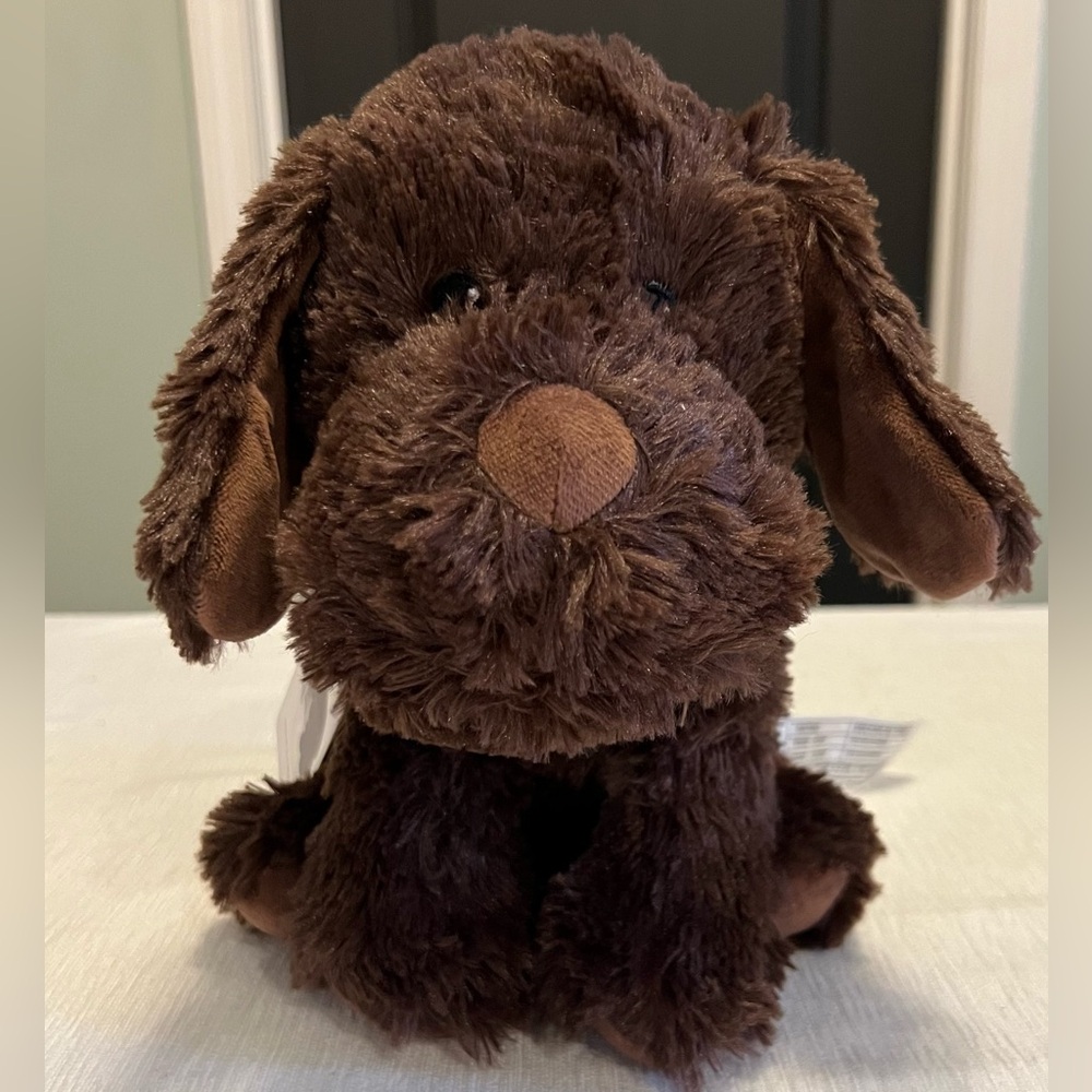 NWT Warmies Chocolate Lab Heat or Cool Weighted Stuffed French Lavender